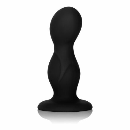 Черный анальный стимулятор Silicone Back End Play - 10,75 см. 
