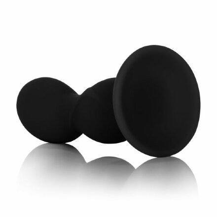 Черный анальный стимулятор Silicone Back End Play - 10,75 см. 