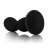 Черный анальный стимулятор Silicone Back End Play - 10,75 см. 