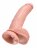 Телесный фаллоимитатор 9&quot; Cock with Balls - 22,9 см. 