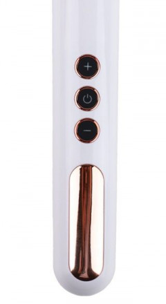 Белый жезловый вибратор Wand Vander - 33,5 см. 