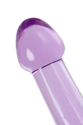 Фиолетовый фаллоимитатор Jelly Dildo S - 15,5 см. 