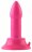 Розовая анальная втулка с широким основанием POPO Pleasure - 11,9 см. 