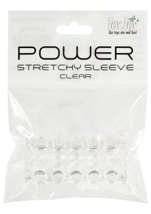 Прозрачная рельефная насадка POWER STRETCHY 