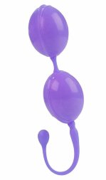 Фиолетовые каплевидные вагинальные шарики L'amour Premium Weighted Pleasure System