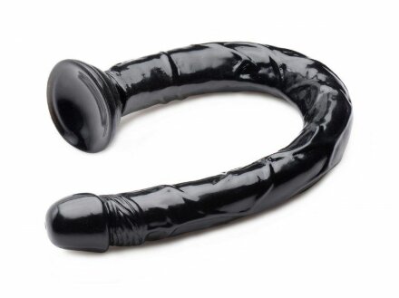 Черный анальный фаллоимитатор Hosed Realistic Anal Dildo - 50,8 см. 