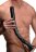 Черный анальный фаллоимитатор Hosed Realistic Anal Dildo - 50,8 см. 