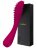 Малиновый вибратор Temptation Wand с шипиками - 22 см. 
