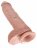 Большой фаллоимитатор с мошонкой 10&quot; Cock with Balls на присоске - 25,4 см. 