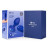 Синяя вибропробка Vibrating Jewel Plug L/XL - 11 см. 