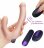 Безремневой страпон с вибрацией и пультом ДУ Rechargeable IJOY Strapless Strap on - 22 см. 