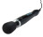 Черный вибратор Doxy Die Cast Wand Massager - 34 см. 