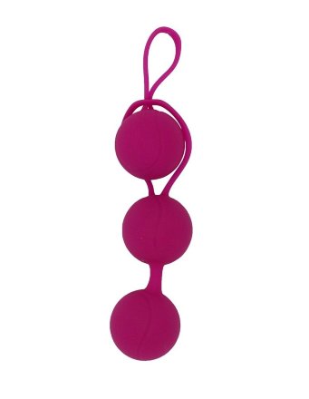Ярко-розовый набор для тренировки вагинальных мышц Kegel Balls 