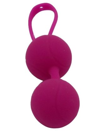 Ярко-розовый набор для тренировки вагинальных мышц Kegel Balls 