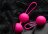 Ярко-розовый набор для тренировки вагинальных мышц Kegel Balls 