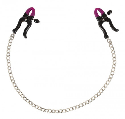 Зажимы на соски Silicone Nipple Clamps с цепочкой 