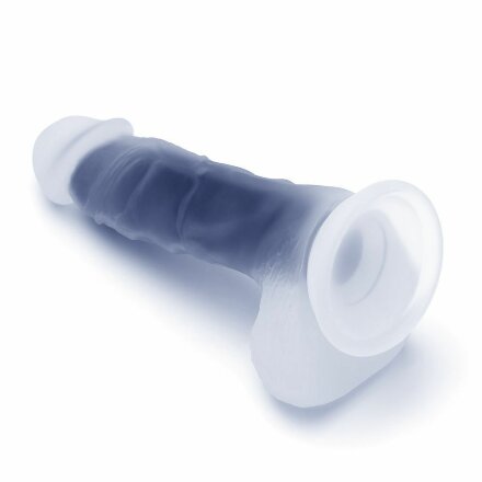 Черный фаллоимитатор-реалистик So Divine Black Juju Dildo - 19 см. 