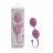 Розовые каплевидные вагинальные шарики L&#039;amour Premium Weighted Pleasure System 