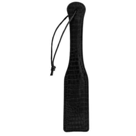 Черная шлепалка с петлёй Croco Paddle - 32 см. 