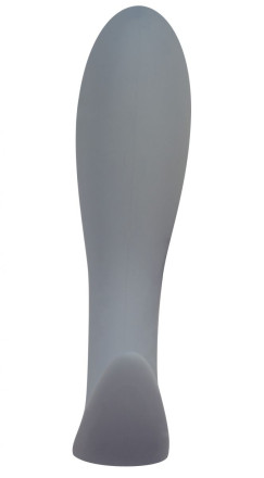 Серая анальная пробка Strong Force Anal Plug - 13,5 см. 