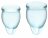 Набор голубых менструальных чаш Feel confident Menstrual Cup 
