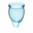 Набор голубых менструальных чаш Feel confident Menstrual Cup 