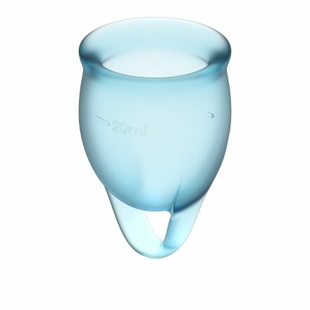 Набор голубых менструальных чаш Feel confident Menstrual Cup 