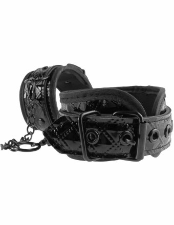 Чёрные наручники COUTURE CUFFS 