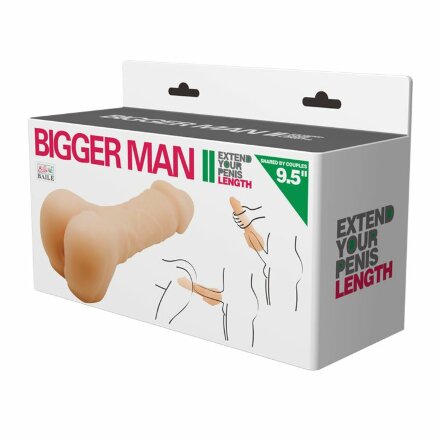 Мастурбатор-насадка Bigger man 