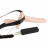 Телесный женский страпон с вагинальной пробкой Strap-On Duo - 15 см. 