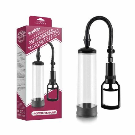 Вакуумная помпа с черным вкладышем Maximizer Worx VX1 Power Pro Pump - 20,3 см. 