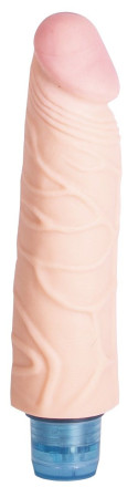 Телесный вибромассажёр Vibro Realistic Cock Dildo - 17,4 см. 