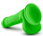 Зеленый фаллоимитатор 6 Inch Silicone Dual Density Cock with Balls - 15,24 см. 