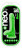 Зеленый фаллоимитатор 6 Inch Silicone Dual Density Cock with Balls - 15,24 см. 