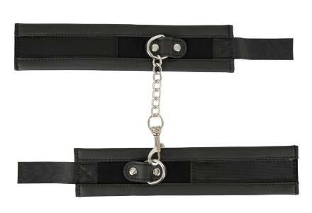 Черные наручники Handcuffs на цепочке 