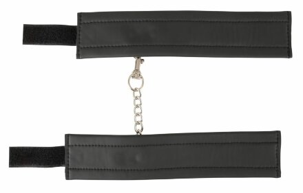 Черные наручники Handcuffs на цепочке 