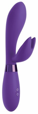 Фиолетовый вибратор-кролик #bestever Silicone Vibrator - 21,2 см. 