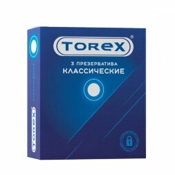 Гладкие презервативы Torex &quot;Классические&quot; - 3 шт.