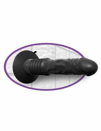 Анальный вибростимулятор Vibrating Ass Fucker с поступательными движениями 