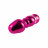 Алюминиевый рельефный вибратор PINK SMALL - 7,5 см. 