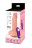 Телесный реалистичный вибратор REAL Dual Layer - 21,5 см. 