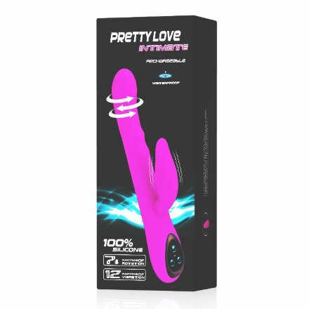 Перезаряжаемый вибратор Intimate с широкой головкой - 24 см. 