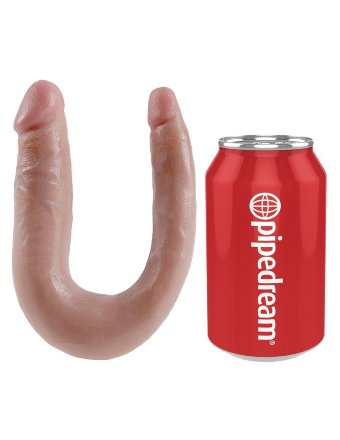 Двусторонний фаллоимитатор U-Shaped Small Double Trouble - 33,5 см. 