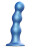 Голубая насадка Strap-On-Me Dildo Plug Balls size S 
