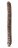Коричневый двусторонний фаллоимитатор 18 Inch Double Dildo - 45,7 см. 