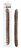 Коричневый двусторонний фаллоимитатор 18 Inch Double Dildo - 45,7 см. 