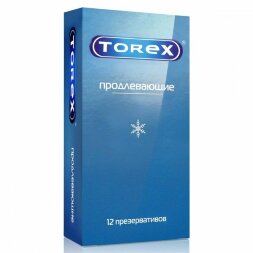 Презервативы Torex &quot;Продлевающие&quot; с пролонгирующим эффектом - 12 шт.