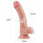 Телесный фаллоимитатор 8 Dual layered Platinum Silicone Cock - 22 см. 