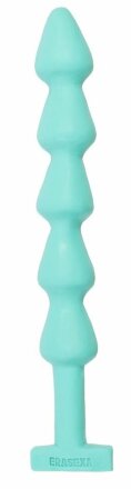 Мятные анальные бусы X-Large - 43 см. 