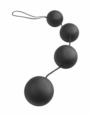 Анальная цепочка из 4 шариков Deluxe Vibro Balls 